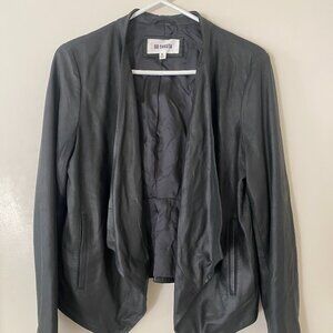 BB Dakota Leather Jacket - Black - Size Medium M